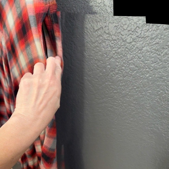 EUC. GAP - a-line/flare Maxi Skirt - Red, Black, White plaid flannel - Picture 8 of 16